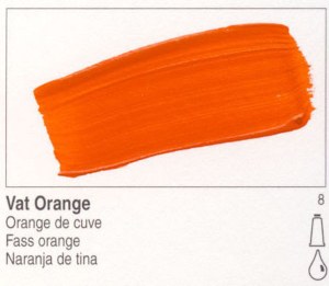 Golden Fluid Acrylic Vat Orange 32oz 2403-7