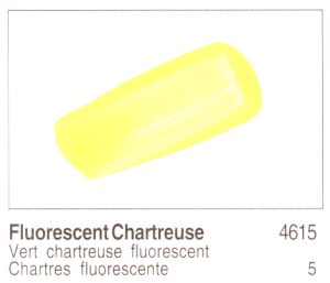 Golden Heavy Body Acrylic Fluorescent Chartreuse 4oz 4615-4