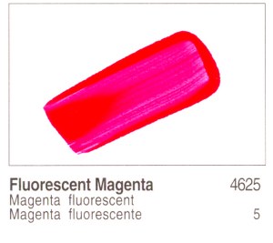 Golden Heavy Body Acrylic Flourescent Magenta 16oz 4625-6