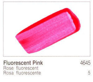 Golden Heavy Body Acrylic Flourescent Pink 32oz 4645-7