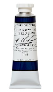 M. Graham Oil Phthalocyanine Blue Red  Shade 37ml