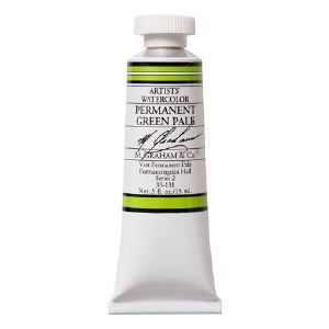 M. Graham Watercolor Permanent Green Pale .5oz