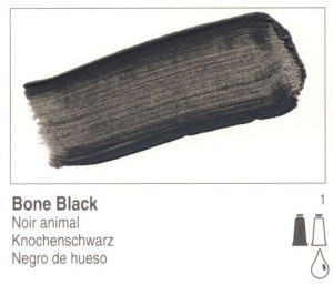 Golden Heavy Body Acrylic Bone Black 16oz 1010-6