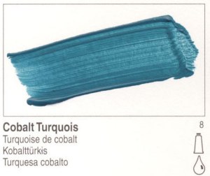 Golden Heavy Body Acrylic Cobalt Turquoise 16oz 1144-6