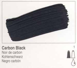 Golden Heavy Body Acrylic Carbon Black Gallon 1040-8 1040-8