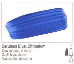 Golden Heavy Body Acrylic Cerulean Blue Chromium 2oz 1050-2