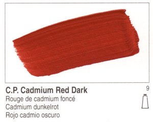 Golden Heavy Body Acrylic Cadmium Red Dark 2oz 1080-2