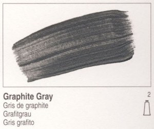 Golden Heavy Body Acrylic Graphite Gray 2oz 1160-2