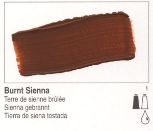 Golden Heavy Body Acrylic Burnt Sienna 2oz 1020-2