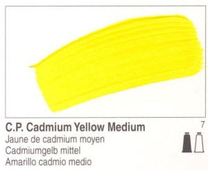 Golden Heavy Body Acrylic C.P. Cadmium Yellow Medium Gallon 1130-8