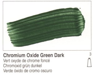 Golden Heavy Body Acrylic Chromium Oxide Green Dark 2oz 1061-2