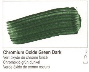 Golden Heavy Body Acrylic Chromium Oxide Green Dark 16oz 1061-6