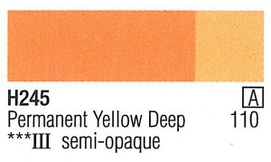 Holbein Artists Oil 40ml Permanent Yellow Deep (A)