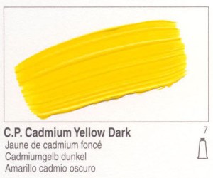 Golden Heavy Body Acrylic C.P. Cadmium Yellow Dark 8oz 1110-5