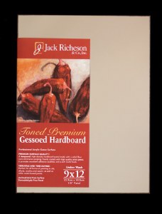 Jack Richeson 1/8&quot; Umber Hardboard 4x4