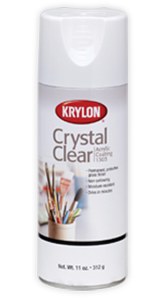 Krylon Crystal Clear Acrylic Coating 11oz