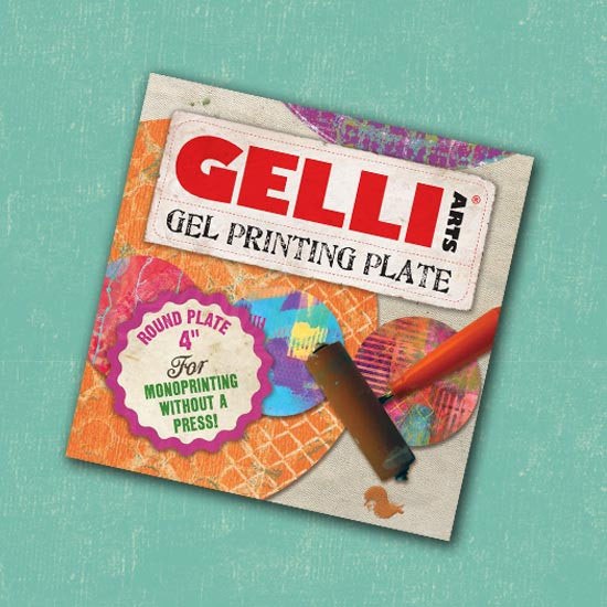 Gelli Arts 4 Round Gel Printing Plate - Art and Frame of Sarasota