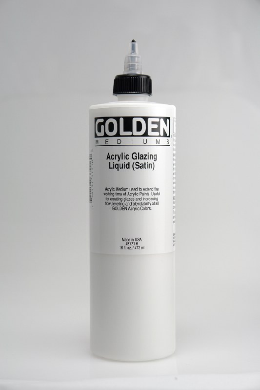 Golden High Flow Acrylic Paint, 16 Ounce, Carbon Black