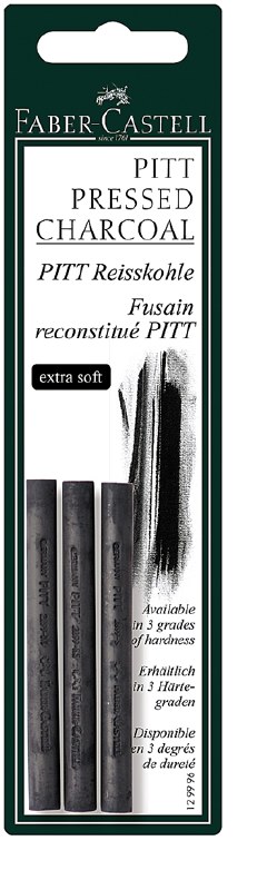 Faber Castell : Pitt : Compressed Charcoal : Soft