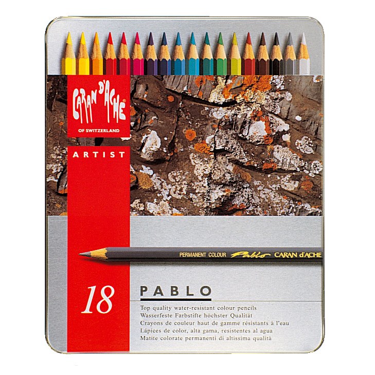 Caran D'Ache Pablo Colored Pencil Set of 18 - Art and Frame of Sarasota