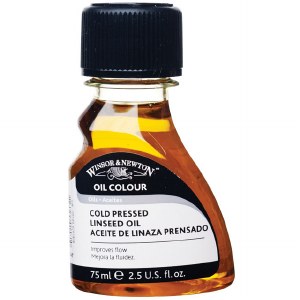 Winsor &amp; Newton Cold Pressed Linseed Oil 75ml