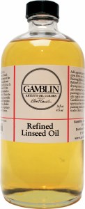 Gamblin Refined Linseed Oil 16oz