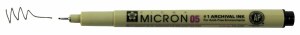 Sakura Pigma Micron Pen 005 (.20mm) Black