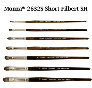 Silver Monza® Short Filbert Short 10 - 2632S-10