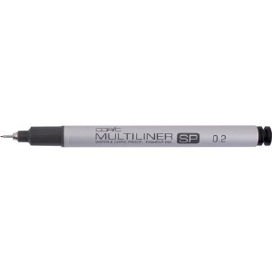 COPIC Multliner SP .2 Black Inking Pen