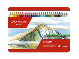 Caran D'Ache Pablo Colored Pencil Set of 30