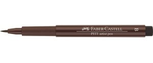 Faber-Castell Pitt Artist Brush Tip Pen -Dark Sepia #167475