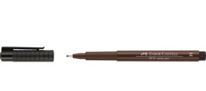 Faber-Castell Pitt Artist Medium Tip Pen - Dark Sepia #167375