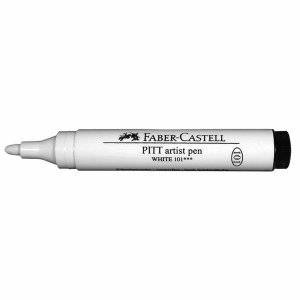 Faber-Castell Pitt Artist Big Bullet Pen White 101