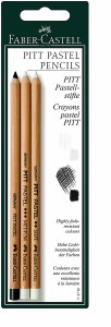 Faber-Castell Pitt Pastel Pencils Assorted 3 pack 112796