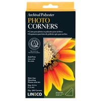 Lineco Archival Polyester Photo Corners 1/2&quot;