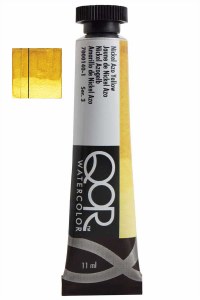 Golden QoR Watercolor Nickel Azo Yellow 11ml Tube