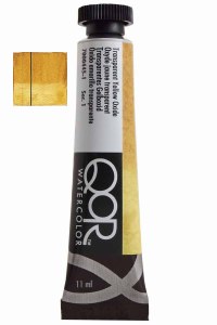 Golden QoR Watercolor Tramsparent Yellow Oxide 11ml Tube