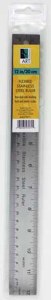 Art Alternatives Flexible Cork-Backed Stainless Steel Ruler 12in