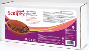 Original Sculpey Terra Cotta 8lb