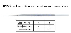 Silverwhite Short Handle Liner 4 -  1507S4