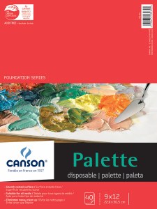 Canson Paper Palette Pad 9x12 40 sheets