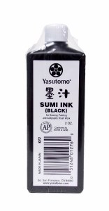 Yasutomo Liquid Sumi Ink Matte Black 2oz
