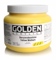 Golden Acrylic Golden Acrylic Benzimimdazalone Yellow Medium 32oz