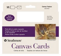 Strathmore Canvas Cards 5x6.875 10pk