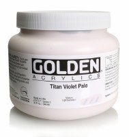 Golden AcrylicTitan Violet Pale 32oz
