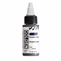 Golden High Flow Acrylics DIOXAZINE PURPLE 1oz