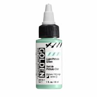 Golden High Flow Acrylics LIGHT PHHALO GREEN 1oz