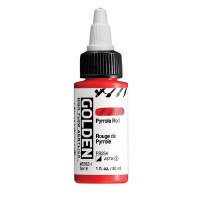 Golden High Flow Acrylics PYRROLE RED 1oz