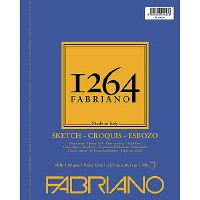 FABRIANO 1264 Sketchbook, Glue Bound 9X12 60 lb.