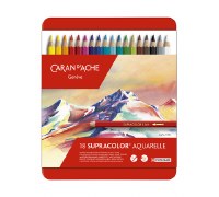 Caran D'Ache Supracolor Watersoluble Pencil Set of 18